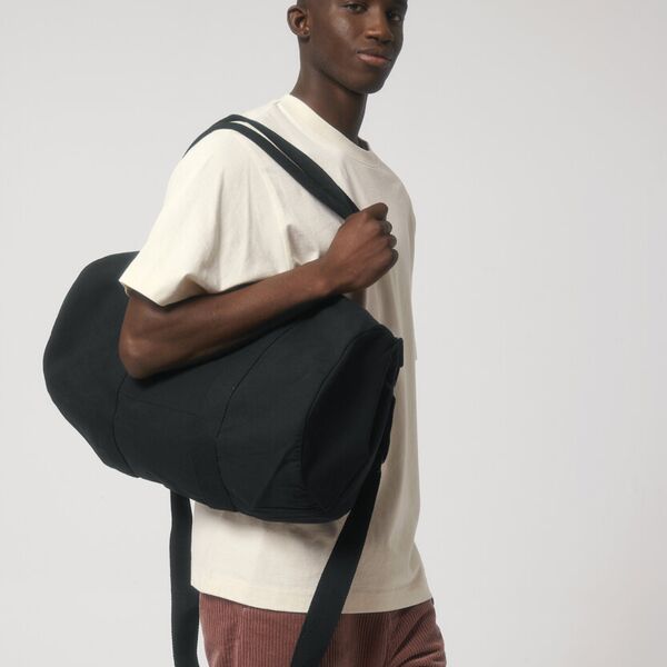 Duffle bag with canvas fabric (STAU892) Thumbnail